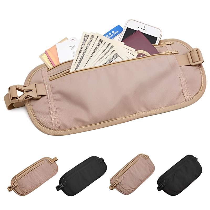 Running Gear Belt - Antykradzieżowa ukryta saszetka biodrowa do biegania,