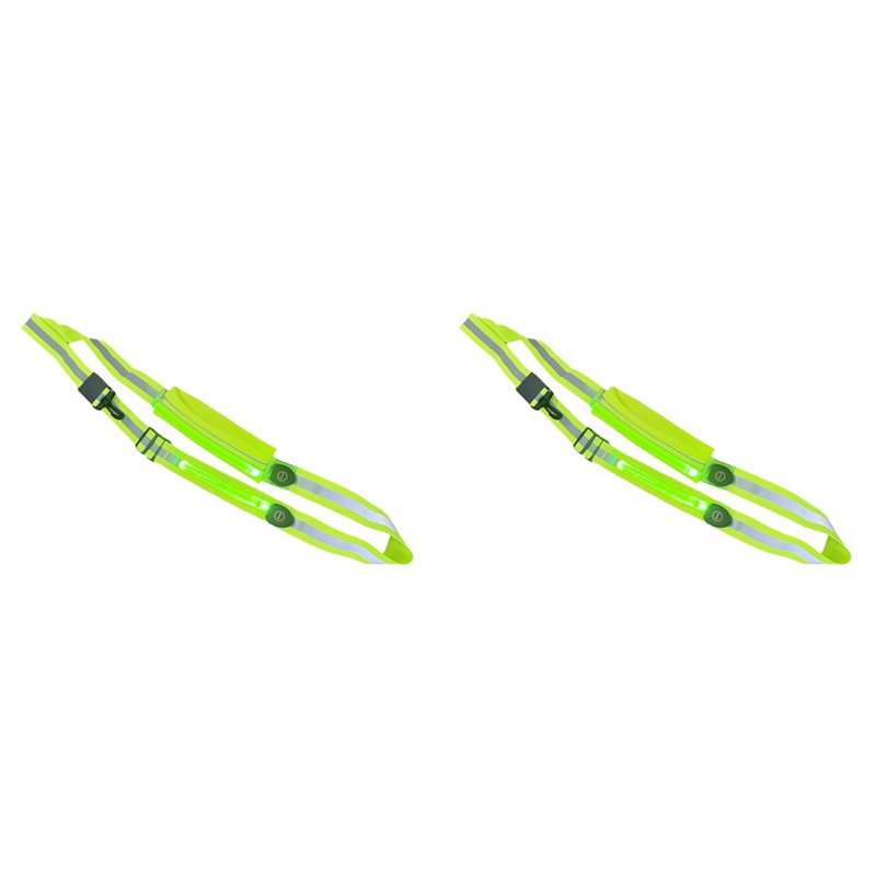 Running Visibility Gear - BTLIFE-2X LED Odblaskowy Pas z Uchwytem