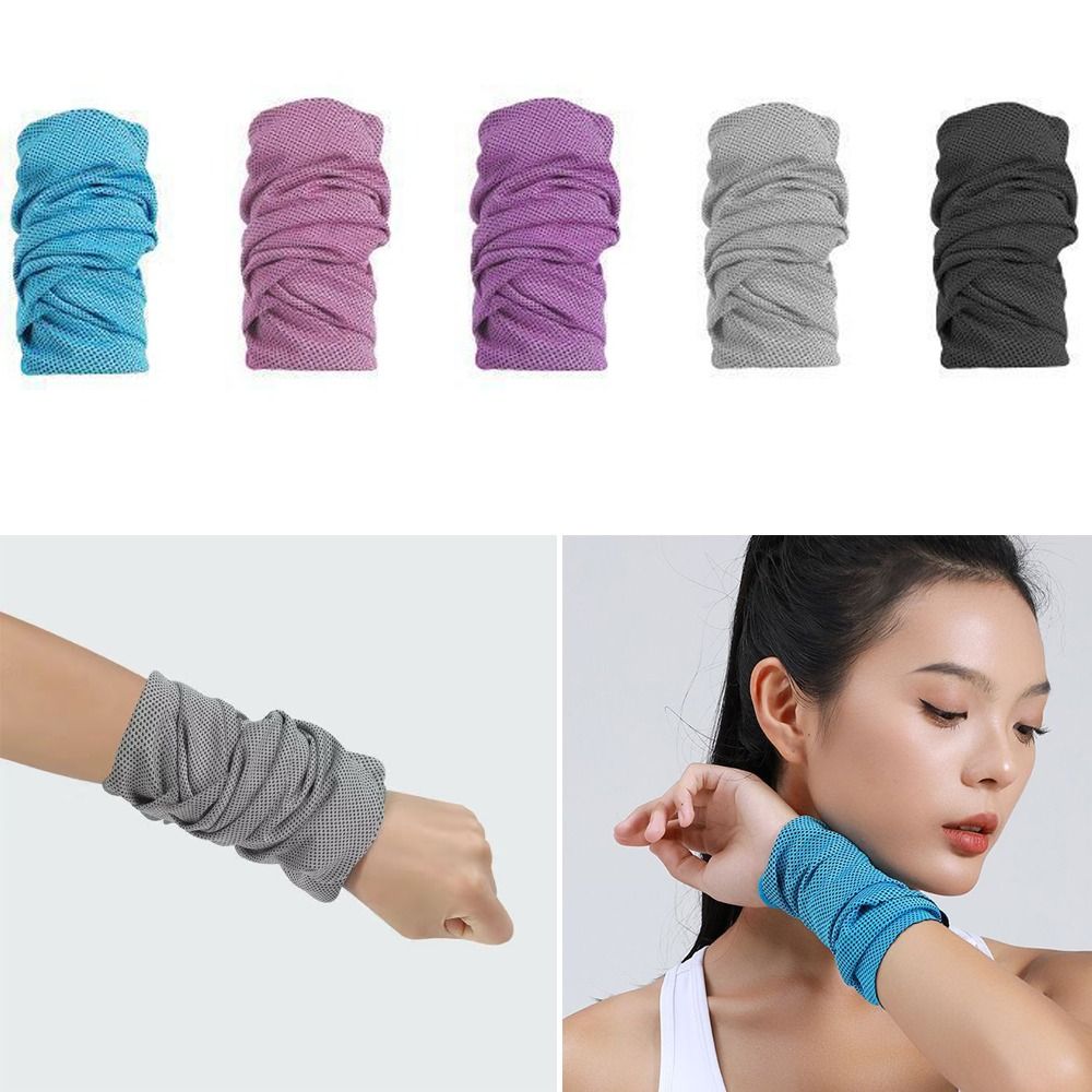 Sweat Band Wrist - Przenośna poliestrowa opaska na nadgarstek do