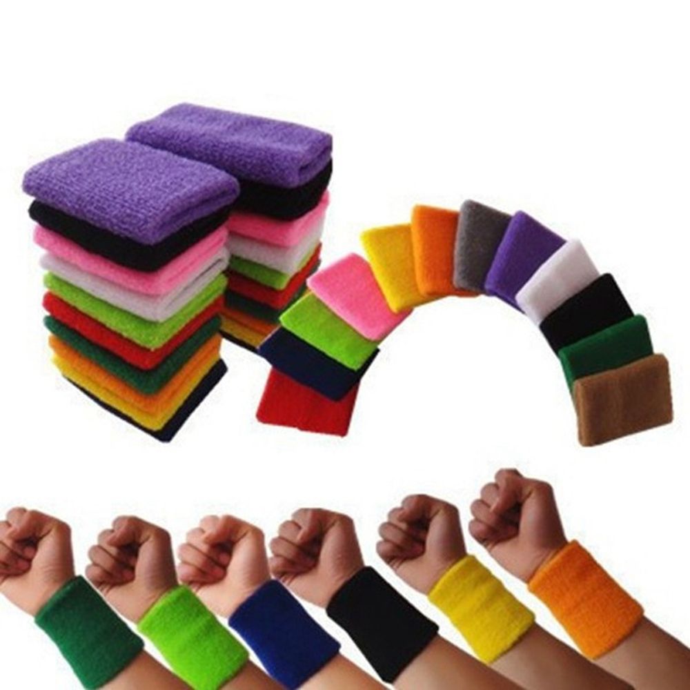 Sweat Band Wrist - 1/2 sztuk Unisex opaski sportowe opaska