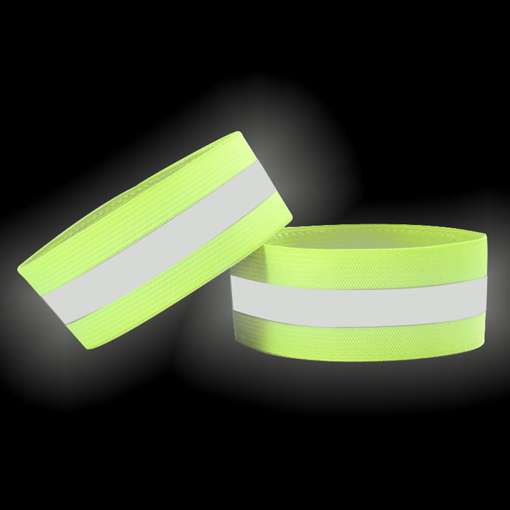 Running Visibility Gear - 4 sztuki odblaskowych opasek na nadgarstek