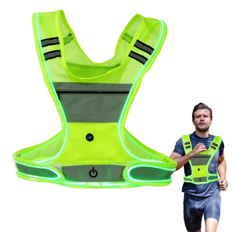 Running Visibility Gear - Kamizelka do biegania z oświetleniem LED