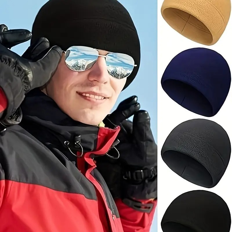 Running Gear Hat - Czapka polarowa outdoorowa, ciepła, wiatroodporna, miękka