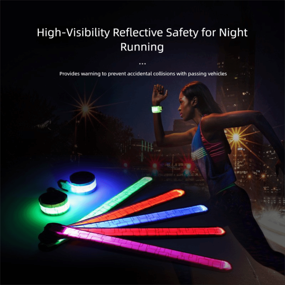 Running Visibility Gear - Opaska na ramię do biegania nocnego