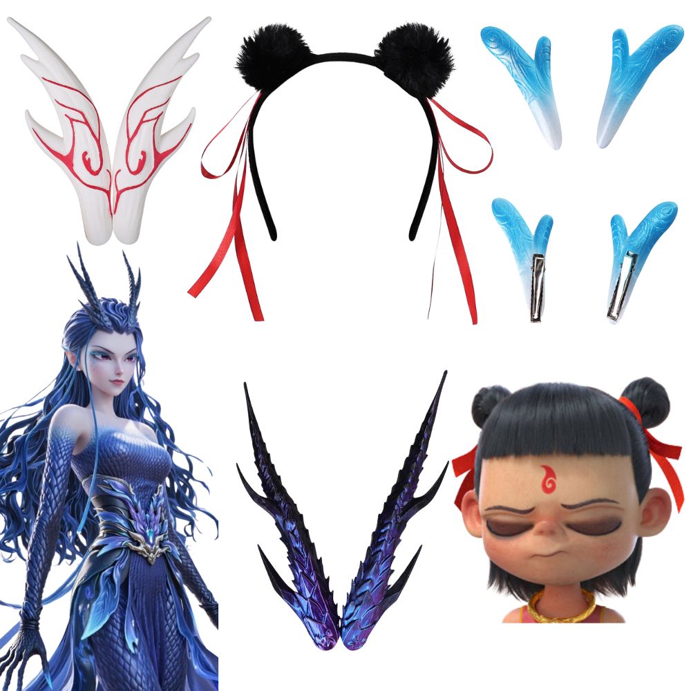 Nezha Ao Bing Cosplay spinki d – Head Gear Running recenzja i cena