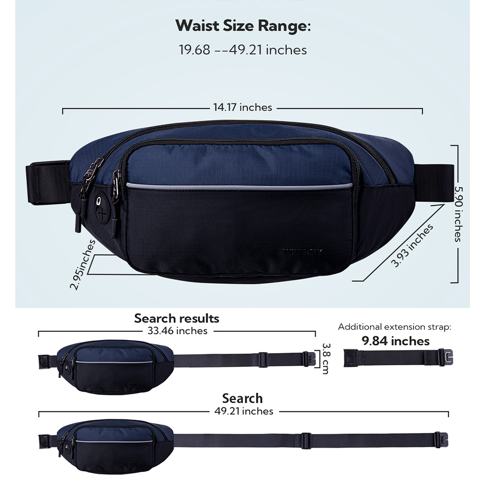WATERFLY Fanny Pack Waist Bag  – Running Gear Belt recenzja i cena