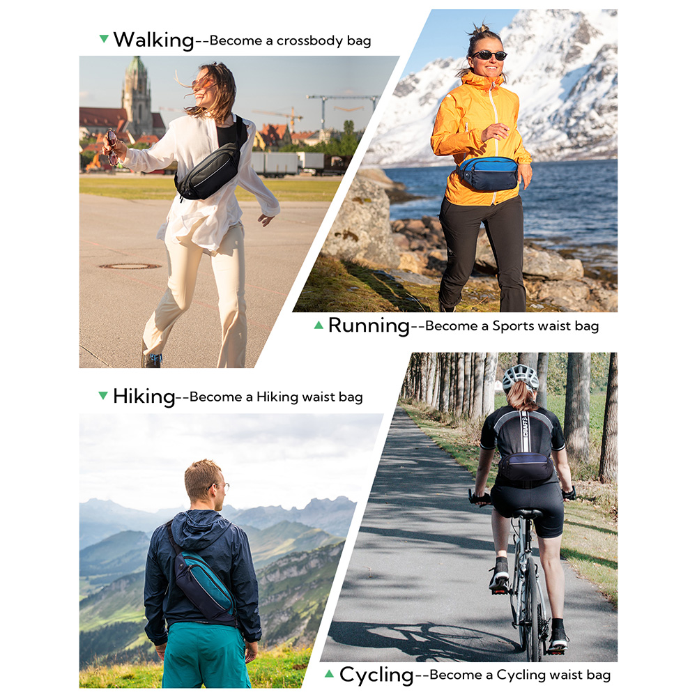 WATERFLY Fanny Pack Waist Bag  – Running Gear Belt recenzja i cena