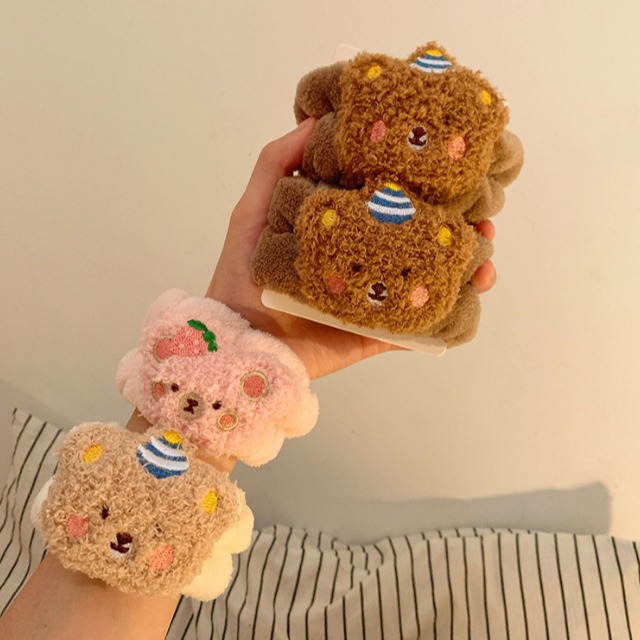 1Pair Cartoon Bear Face Wash H – Sweat Band Wrist recenzja i cena