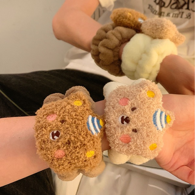 1Pair Cartoon Bear Face Wash H – Sweat Band Wrist recenzja i cena